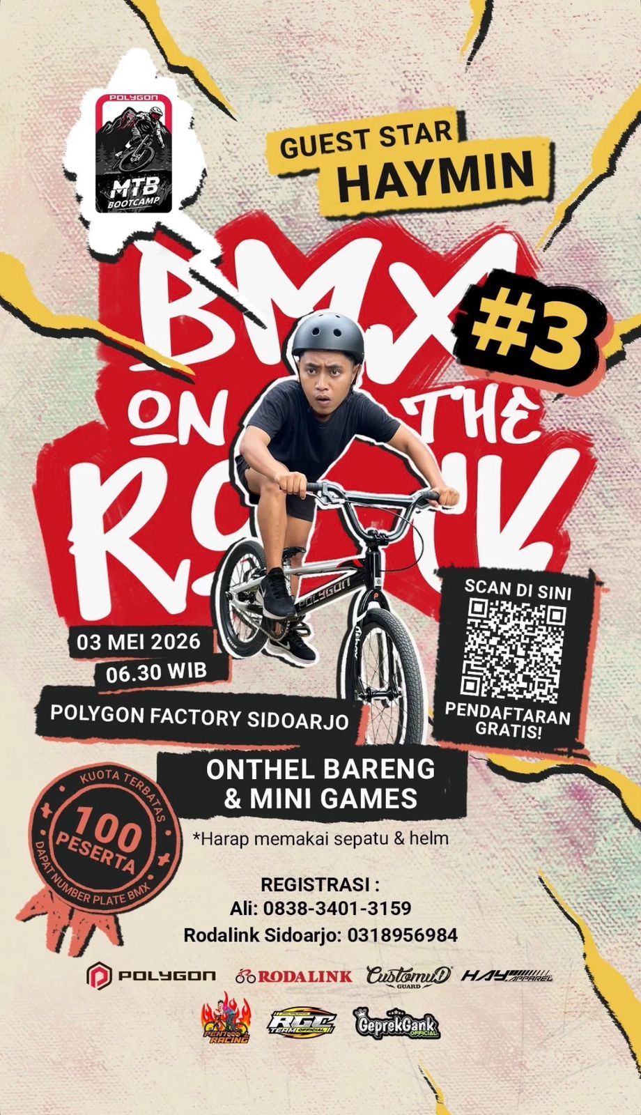 BMX ON THE ROCK